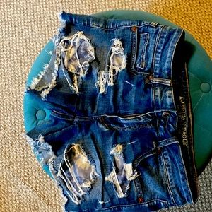 Destroyed American Eagle Outfitter Jean Shorts